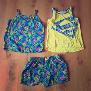 Two tops and one bottom